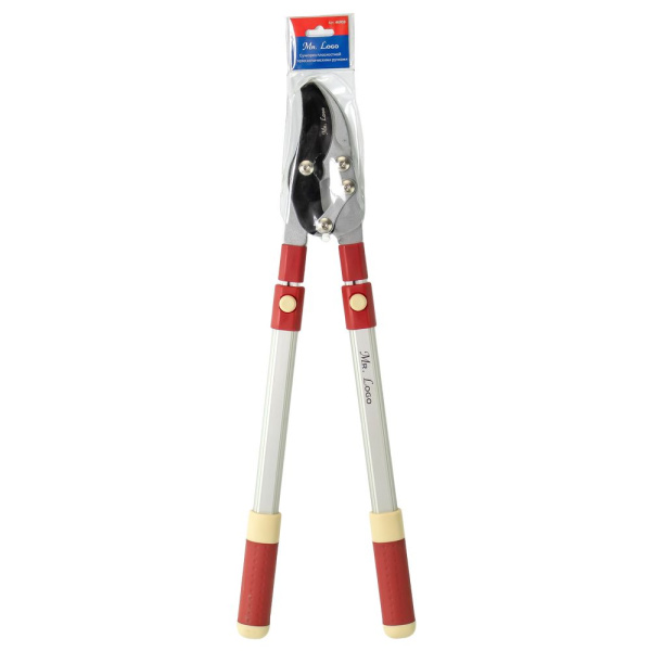 Изображение сучкорез плоскостной с телескопическими ручками mr.logo  акция !