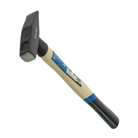 Изображение молоток слесарный с деревянной рукояткой vertextools (вертекс) 400 гр, кв.б. 48/ 6