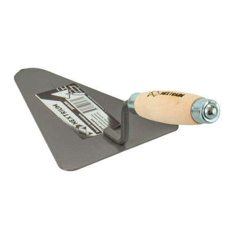 Изображение кельма nextrium "треугольник" бетонщика 330*150мм усил.дерев.ручка, метал.колпач/10 / 40