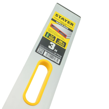 Изображение правило-уровень с ручками grand, 3м,/5шт/ stayer