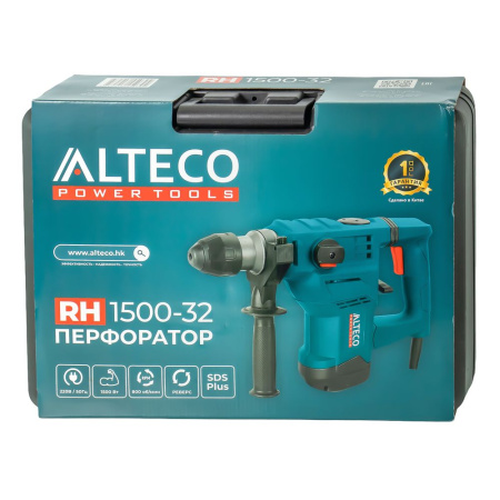Изображение перфоратор alteco professional sds+ rh 1500-32