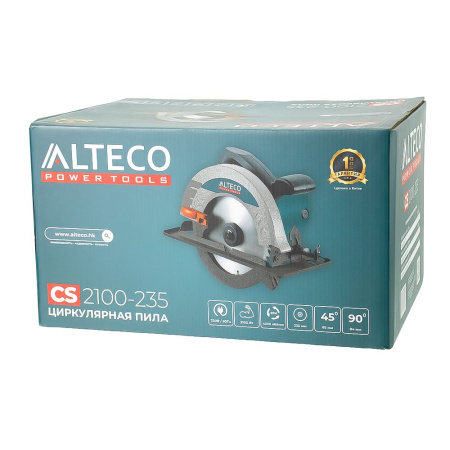 Изображение циркулярная пила alteco cs 2100-235 standard 235 мм