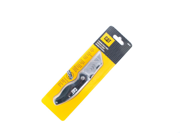 Изображение нож строительный складной  cat 980018  акция !