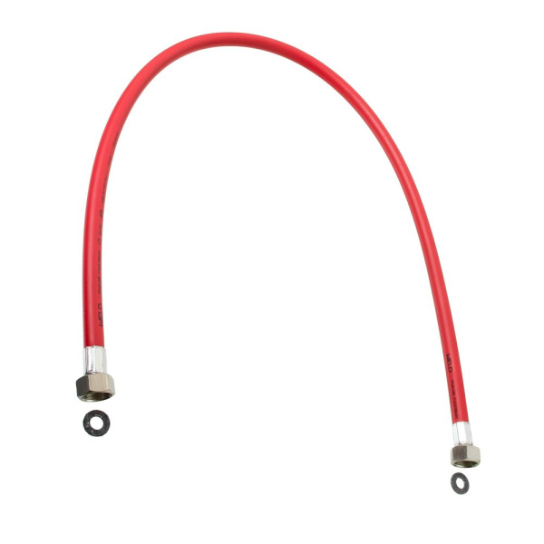 Изображение шланг кислородный weld д 9,0мм красный (1м) гайка / гайка