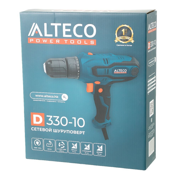 Изображение сетевой шуруповёрт alteco d 330-10