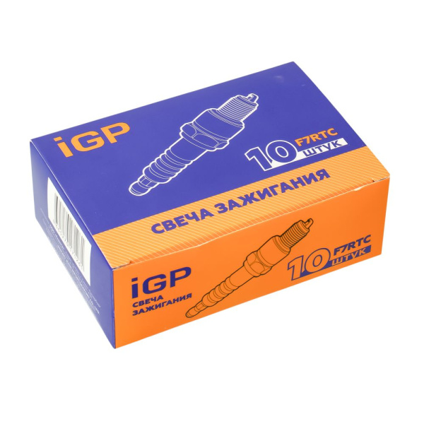 Изображение свеча зажигания champion 4-х т igp f7rtc (gp51/gtp81/gg2500/gg3800/gg8000/gg8000e,культиваторы cha) 