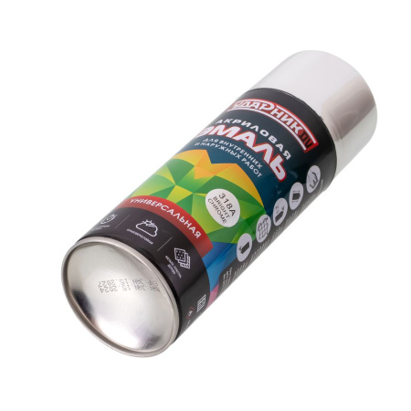 Изображение краска - спрей №318 /400ml*12pcs*300g/ ударник "(bright-chrome") (яркий-хром)/12 шт