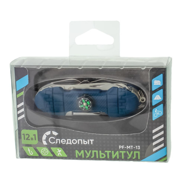 Изображение мультитул "следопыт", 12 предметов, в коробке/120/