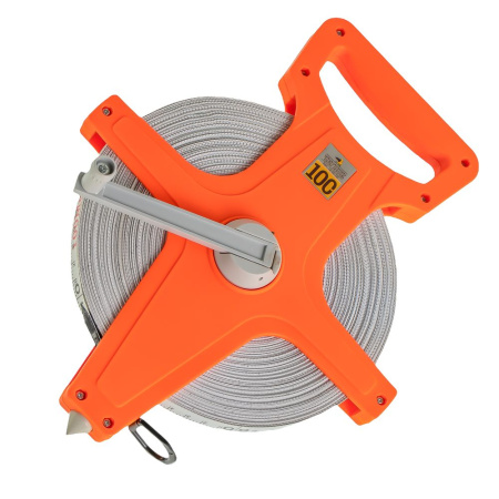 Изображение лента мерная чеглок геодезическая в открытом корпусе пвх 100м 1/24шт