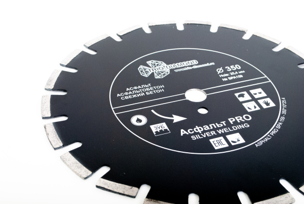 Изображение диск алмазный trio-diamond отрезной асфальту 350*25,4*10 nfa350