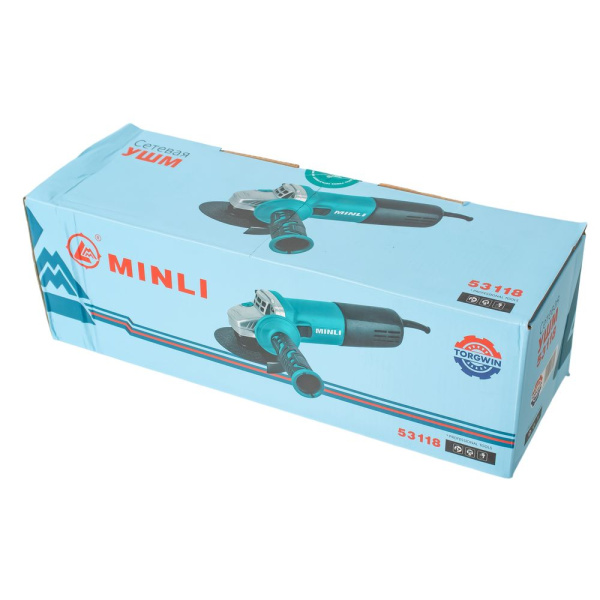 Изображение угловая шлифмашина (болгарка) torgwin 125 мм 840 вт