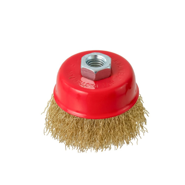 Изображение щетка для ушм vertextools (вертекс) чашка мягкая м14 65мм 1/100 /  12300-065