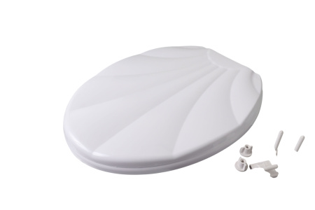 Изображение крышка для унитаза ракушка росспласт (уп. 10) белая