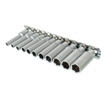 Изображение набор головок дт 1/4" 6-гр удл.дюйм. (5/32-3/8") 11пр. 600511