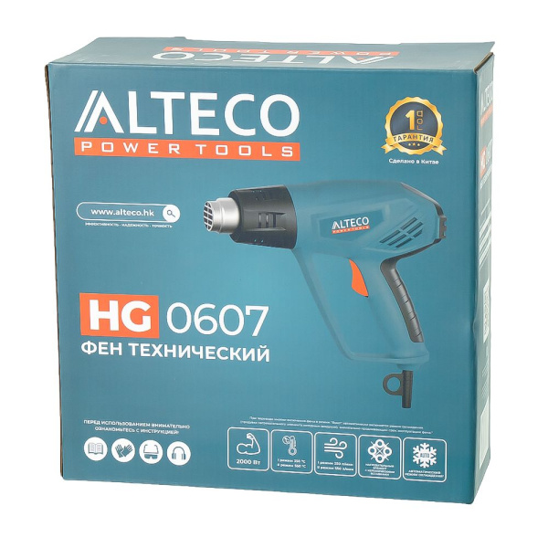 Изображение фен строительный hg 0607 alteco