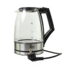 Изображение чайник homestar hs-1004 (1,8 л), стекло, пластик, черный