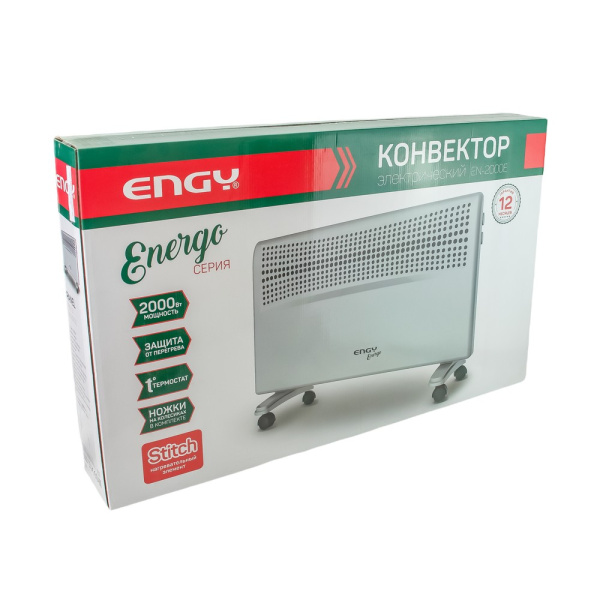Изображение конвектор электрический engy en-2000e  energo, мощность 2000 вт
