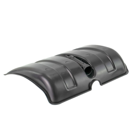 Изображение ковш для снег. лопаты 380*360 пласт. с оц.планкой снеговик d=32