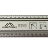 Изображение линейка разметочная (железная) 1 м vertextools (вертекс)profi, ручка-abs, скользящие блоки с колбами
