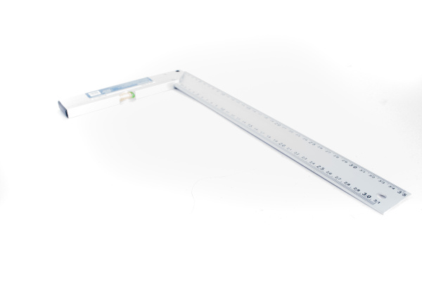 Изображение угольник алюминиевый 350 мм с уров. (remocolor) /10