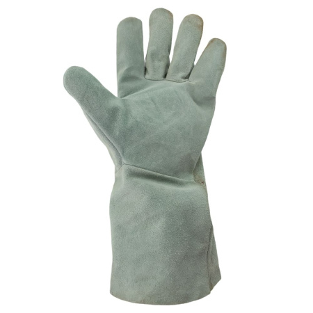 Изображение перчатки краги замшевые серые длинные гвард gward (xy251)  12/60