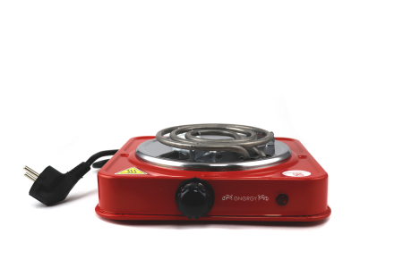 Изображение электроплитка energy en-902r (одноконфорочная, спираль, красная)