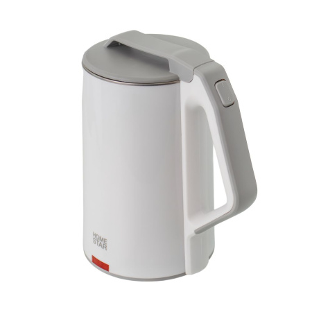 Изображение чайник homestar hs-1036 (1,8 л) белый, двойной корпус
