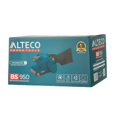 Изображение ленточная шлифмашина bs 950 alteco лента 457