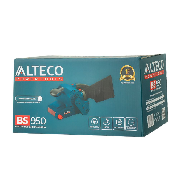 Изображение ленточная шлифмашина bs 950 alteco лента 457