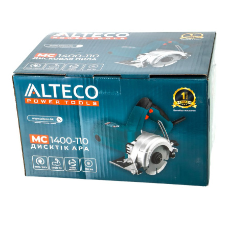 Изображение дисковая пила alteco mc 1400-110 