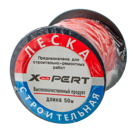 Изображение леска строительная на катушке 1,0 мм /18 красная