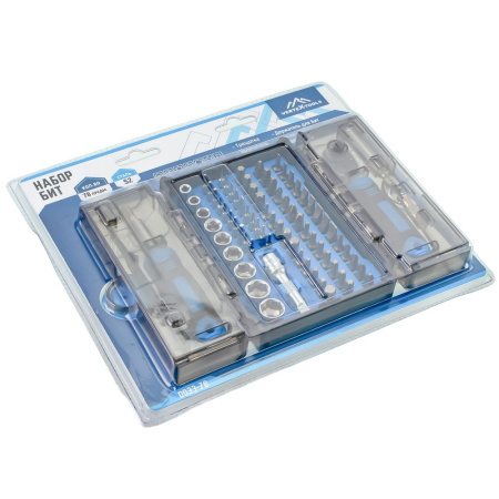 Изображение набор бит vertextools (вертекс) 78 пр. держатель, трещотка, переходник, адаптер, головки 