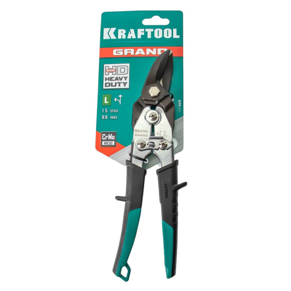 Изображение ножницы по металлу (левый рез) kraftool grand 260мм / 6
