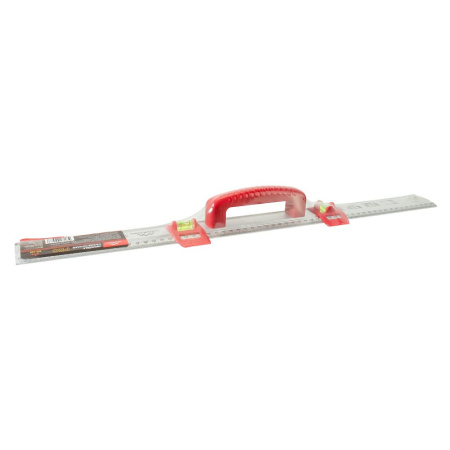 Изображение линейка разметочная (железная) 0,6 м vertextools (вертекс)profi,ручка-abs,скользящие блоки с колбами