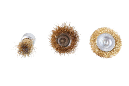 Изображение набор щеток для дрели 3пр (кисть 25 мм,50мм плоская,50 м чашка),ккк/12 (60 шт)