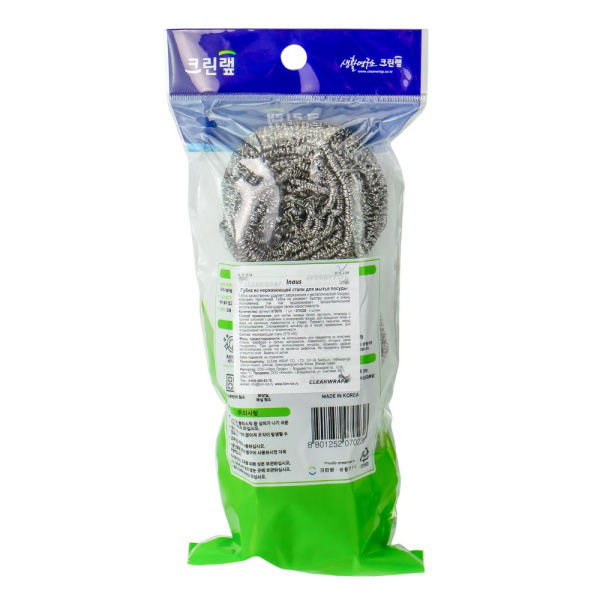 Изображение губка д/ посуды cw из нержавеющей стали 3 / 80