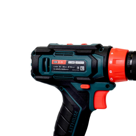 Изображение аккумуляторная дрель шуруповёрт alteco cd 21-35 x2 (21 в / li-ion / 35 н·м)