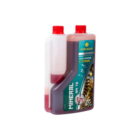 Изображение масло porukam 1л, (2-х тактное) минеральное  api tb 1л (дозат.канистра) (8шт)