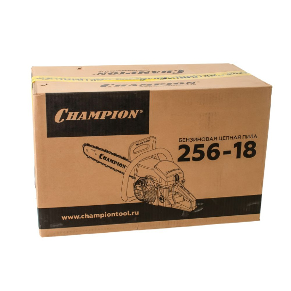Изображение бензопила champion 256-18-0,325-1,5-72 (2,5квт, 54см³, легкий старт 5,6кг)  акция !