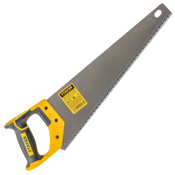 Изображение ножовка по дереву "cobra 5" 400 мм, 5 tpi, прямой крупный зуб, быстрый рез поперек волокон stayer/10
