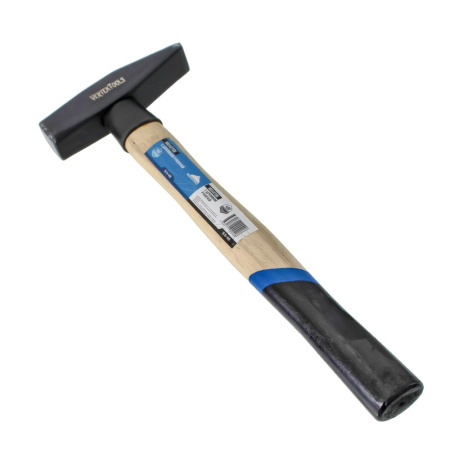 Изображение молоток слесарный с деревянной рукояткой vertextools (вертекс) 400 гр, кв.б. 48/ 6