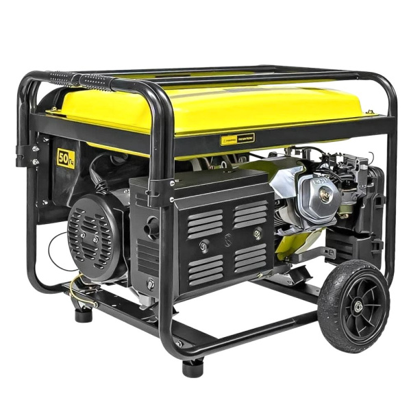 Изображение генератор бензиновый champion gg6501e+ats (5/5.5квт 16лс 25л, 72кг) champion gg6500  акция !