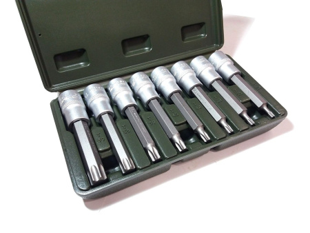 Изображение набор головок дт 1/2' вставка torx(т20-т60)  8 пред l=100мм  624298