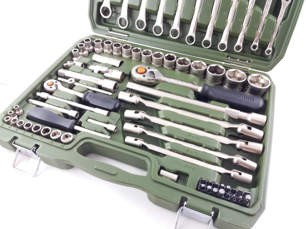 Изображение набор инструмента 1/2,1/4- 77 предм дт /3 620777