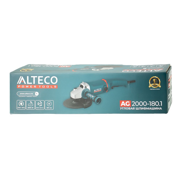 Изображение угловая шлифмашина (болгарка) alteco ag 2000-180.1