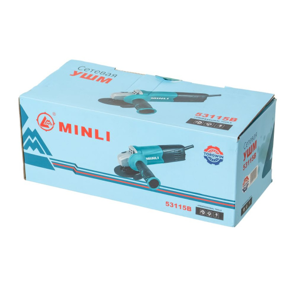 Изображение угловая шлифмашина (болгарка) torgwin 125 мм 570вт  