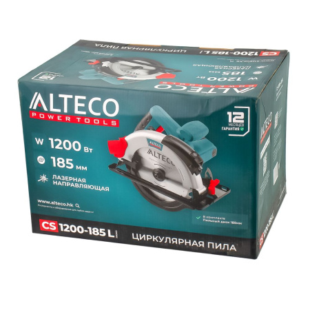 Изображение циркулярная пила alteco cs 1200-185 l promo