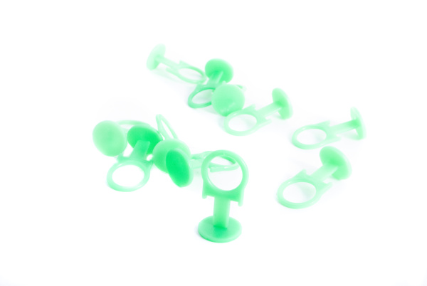 Изображение зажим 3d+ свп profi 1,5 мм зеленый /500 шт