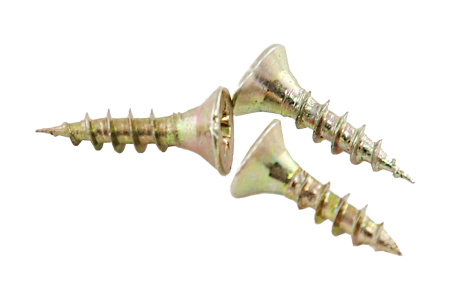 Изображение шуруп потай для дерева 3*12, желтый цинк /1000