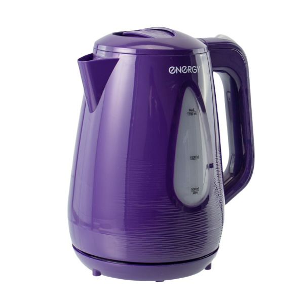 Изображение чайник energy e-214 (1,7 л, диск) фиолетовый, мощность 1850-2200 вт